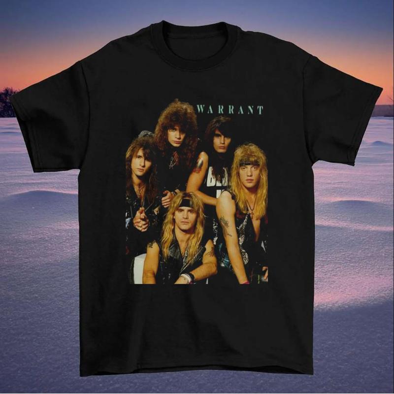 Warrant Band T Shirt Tour Concert Black Cotton Full Size 5XL різнокольоровий
Warrant Band T Shirt Tour Concert Black Cotton Full Size 5XL різнокольоровий
