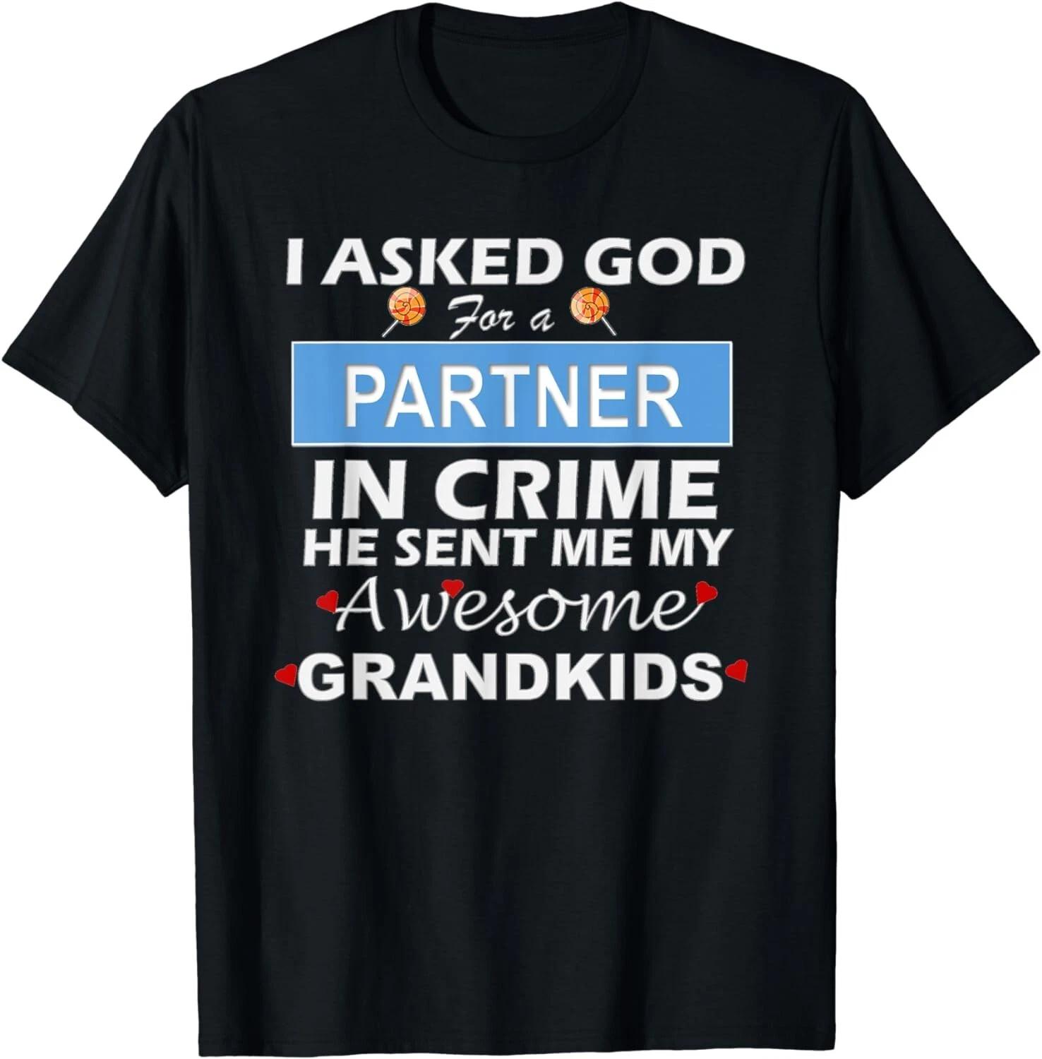 I asked God For a Partner In Crime and He Sent Me Gift Unisex T-Shirt 3XL
I asked God For a Partner In Crime and He Sent Me Gift Unisex T-Shirt 3XL