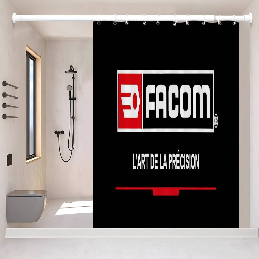 Facom Logo Funny And Creative Beach Shower Curtain Waterproof Polyester Bath Curtains For Bathroom Decorate With Hooks W60H190(CM)-1 Pcs
Facom Logo Funny And Creative Beach Shower Curtain Waterproof Polyester Bath Curtains For Bathroom Decorate With Hooks W60H190(CM)-1 Pcs