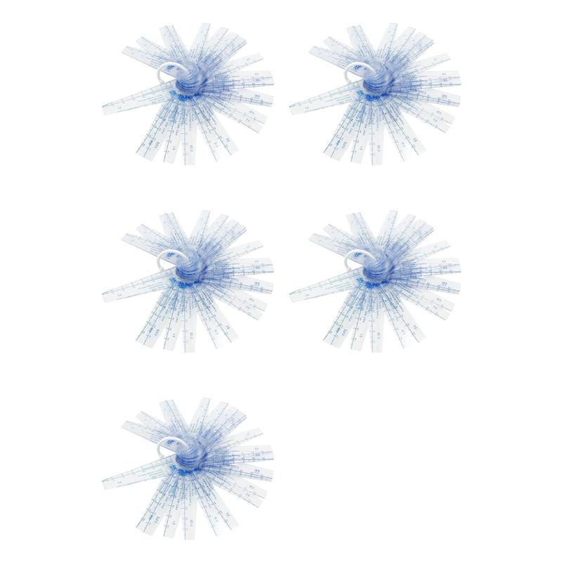 5 Pack Plastic Feeler Gauge 0.05-3Mm Thickness Measuring Tools 25 In 1 Feeler Gauge For Measuring Gaps
5 Pack Plastic Feeler Gauge 0.05-3Mm Thickness Measuring Tools 25 In 1 Feeler Gauge For Measuring Gaps