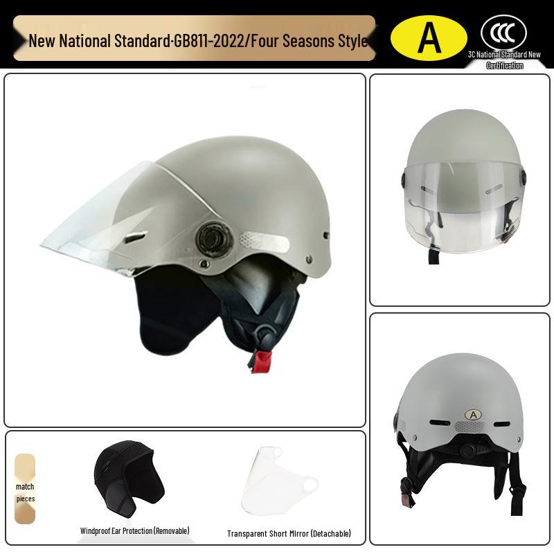 3C Certified All-Season Full-Face Motorcycle Helmet - Winter Warmth, Universal Fit for Men & Women
3C Certified All-Season Full-Face Motorcycle Helmet - Winter Warmth, Universal Fit for Men & Women