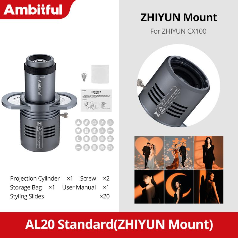 Ambitful LED Fill Light Projector Attachment GODOX Mini Mount Spotlight Conical Snoot Optical Condenser For Godox ML100 ML60ML30 ZHIYUN Mount
Ambitful LED Fill Light Projector Attachment GODOX Mini Mount Spotlight Conical Snoot Optical Condenser For Godox ML100 ML60ML30 ZHIYUN Mount