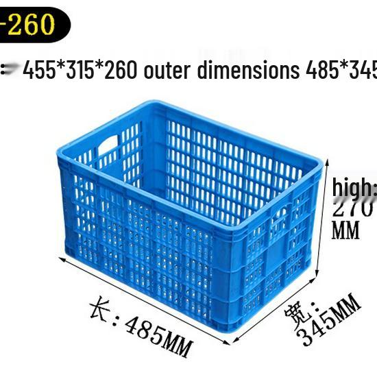 Thickened Plastic Storage Baskets: 410, 420, 430, 455 - Ideal for Household Fruits & Vegetables 450x310x240mm червоний
Thickened Plastic Storage Baskets: 410, 420, 430, 455 - Ideal for Household Fruits & Vegetables 450x310x240mm червоний