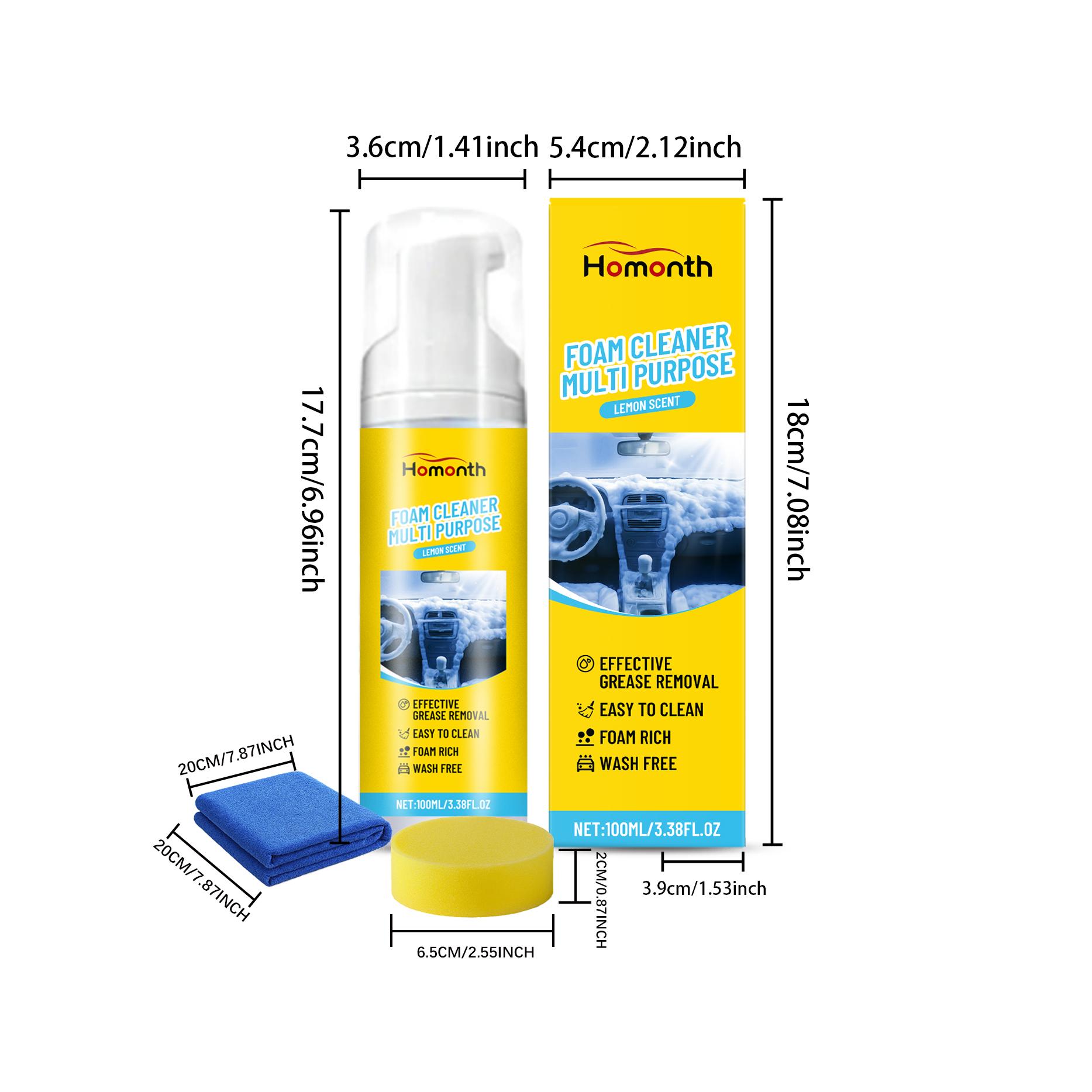 Multi-purpose Foam Cleaner Car Interior Leather Seat Stain Removal Cleansing Household Foam Cleaner Spray Car Maintenance Washin
Multi-purpose Foam Cleaner Car Interior Leather Seat Stain Removal Cleansing Household Foam Cleaner Spray Car Maintenance Washin