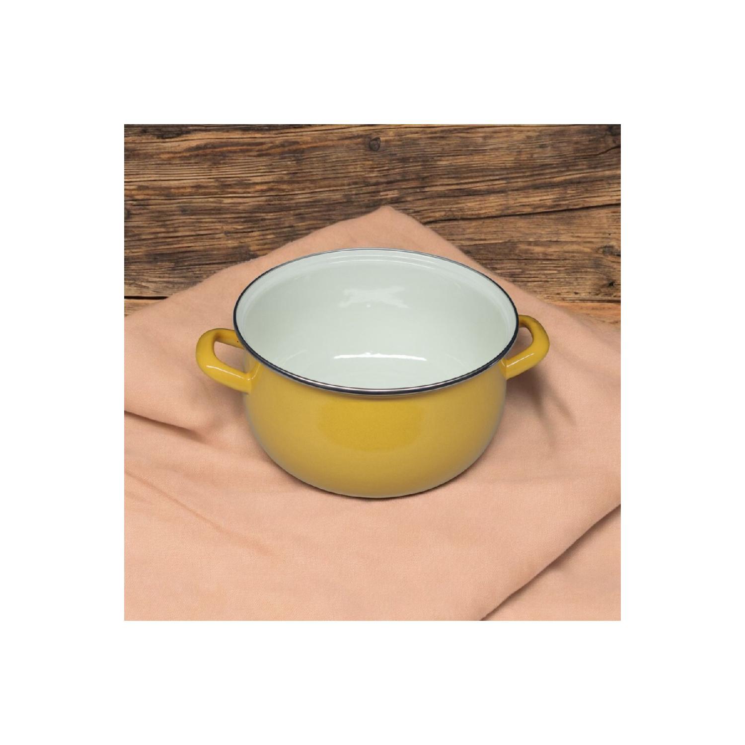 24 Cm Enamel Yogurt Frying Pot 5.5 Liter Yellow Casserole Model жовтий
24 Cm Enamel Yogurt Frying Pot 5.5 Liter Yellow Casserole Model жовтий