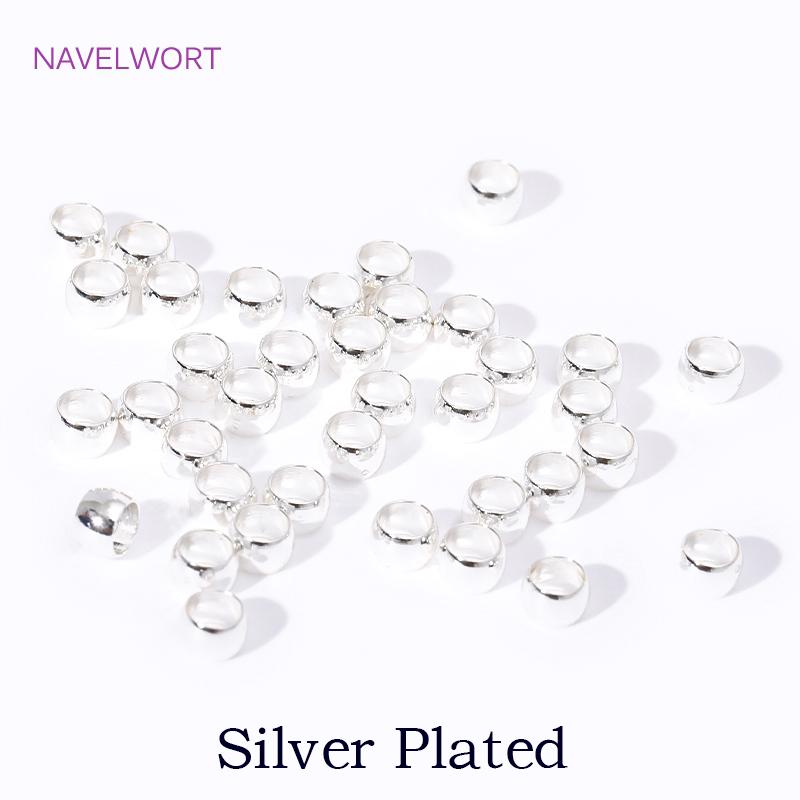 18K Gold Plated 1.5/2/2.5/3/4mm Crimp Beads Brass Ball Crimp End Beads For Jewelry Making Supplies DIY Bracelets Accessories 2mm-100 Pieces
18K Gold Plated 1.5/2/2.5/3/4mm Crimp Beads Brass Ball Crimp End Beads For Jewelry Making Supplies DIY Bracelets Accessories 2mm-100 Pieces