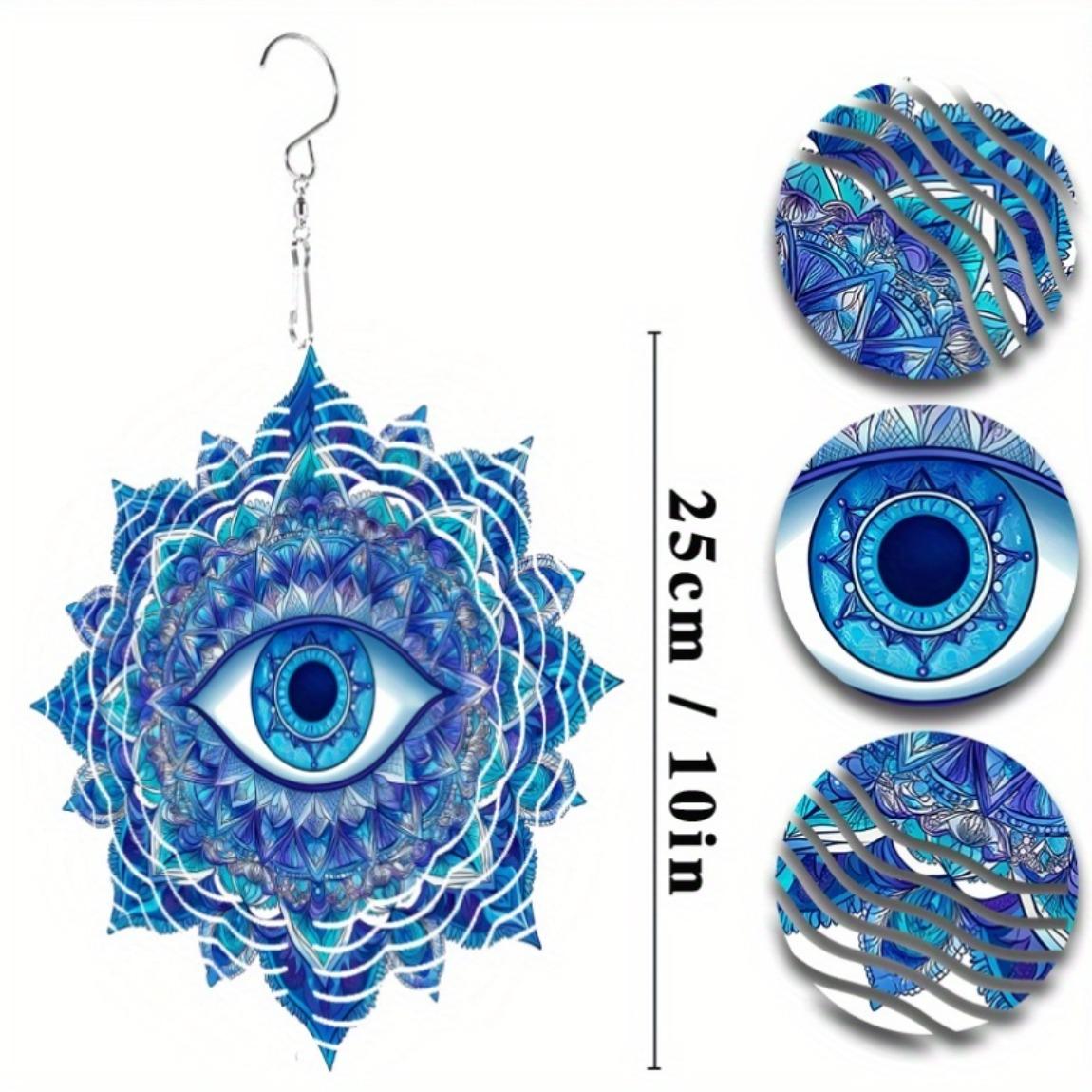 Металлический колокольчик ветра на тему глаз 3D Яркий синий белый геометрический дизайн Декор для дома и улицы Идеально подходит для Рождества Дня благодарения Все сезоны 01A
Металлический колокольчик ветра на тему глаз 3D Яркий синий белый геометрический дизайн Декор для дома и улицы Идеально подходит для Рождества Дня благодарения Все сезоны 01A