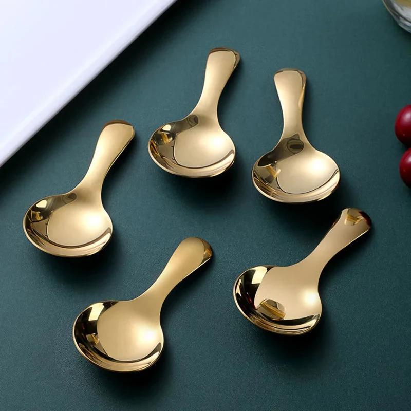 5Pcs Salt Spoon Small Sugar Spice Spoons Gold Stainless Steel Spoon Set Tea Coffee Scoop Kitchen Accessories Mini Spoons For Jar золотой
5Pcs Salt Spoon Small Sugar Spice Spoons Gold Stainless Steel Spoon Set Tea Coffee Scoop Kitchen Accessories Mini Spoons For Jar золотой