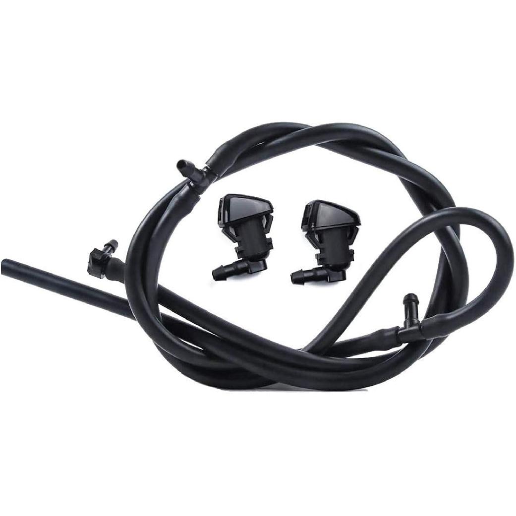 Windshield Washer Nozzle Kit, Compatible with Ford Super Duty F250, F350, F450, F550 (2011-2016), Includes Nozzles, Fluid Hose & Connectors,
Windshield Washer Nozzle Kit, Compatible with Ford Super Duty F250, F350, F450, F550 (2011-2016), Includes Nozzles, Fluid Hose & Connectors,
