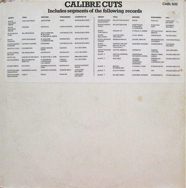 12inch Record VARIOUS - Calibre Cuts CABL502 Calibre, PRT 1980 UK Soul/Funk Used
12inch Record VARIOUS - Calibre Cuts CABL502 Calibre, PRT 1980 UK Soul/Funk Used