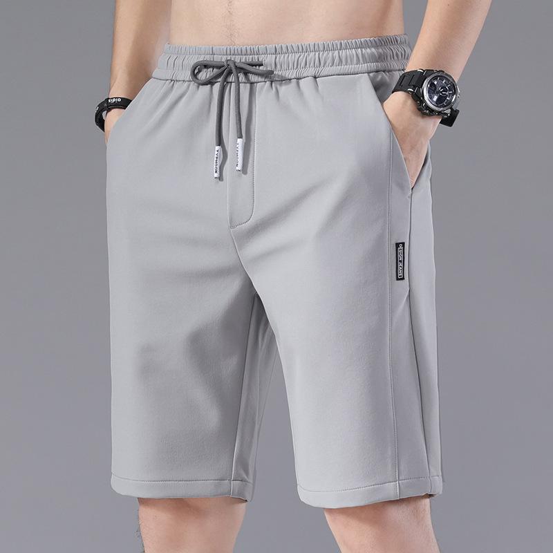 Men s Solid-color Quick-drying Shorts Casual Slightly Elastic Drawstring Shorts Suitable for Summer XXXXXL сірий
Men s Solid-color Quick-drying Shorts Casual Slightly Elastic Drawstring Shorts Suitable for Summer XXXXXL сірий