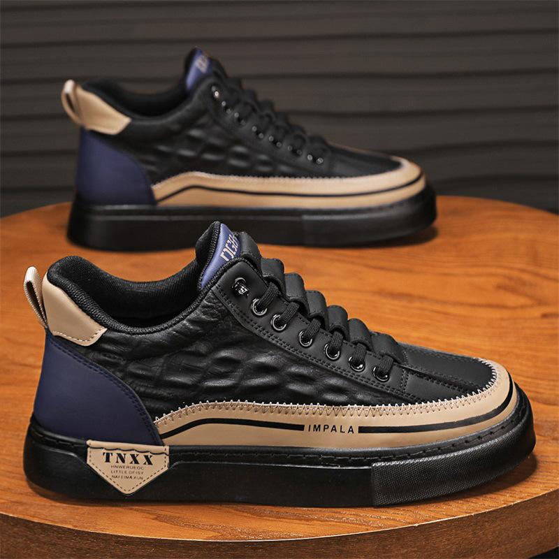 Осенняя мужская повседневная кожаная обувь для скейтборда, ретро-модная обувь на низкой подошве для увеличения роста, спортивная обувь, мужская обувь для повседневной работы 39
Осенняя мужская повседневная кожаная обувь для скейтборда, ретро-модная обувь на низкой подошве для увеличения роста, спортивная обувь, мужская обувь для повседневной работы 39