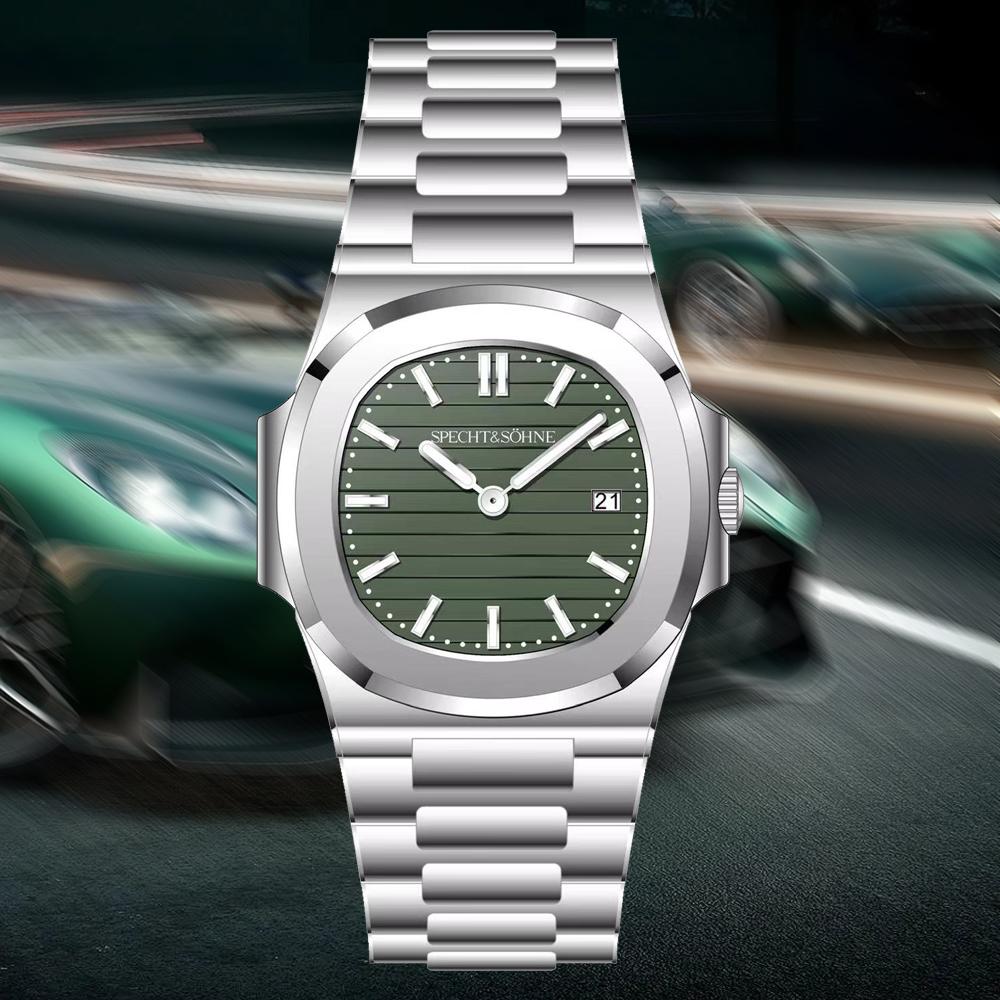 Specht & Söhne Новые Модные Ультратонкие Мужские Часы 39ММ Кварцевые Наручные Часы Нержавеющая Сталь Водонепроницаемые Календарь 5711 Часы Для Мужчин 39mm dial diameter
Specht & Söhne Новые Модные Ультратонкие Мужские Часы 39ММ Кварцевые Наручные Часы Нержавеющая Сталь Водонепроницаемые Календарь 5711 Часы Для Мужчин 39mm dial diameter