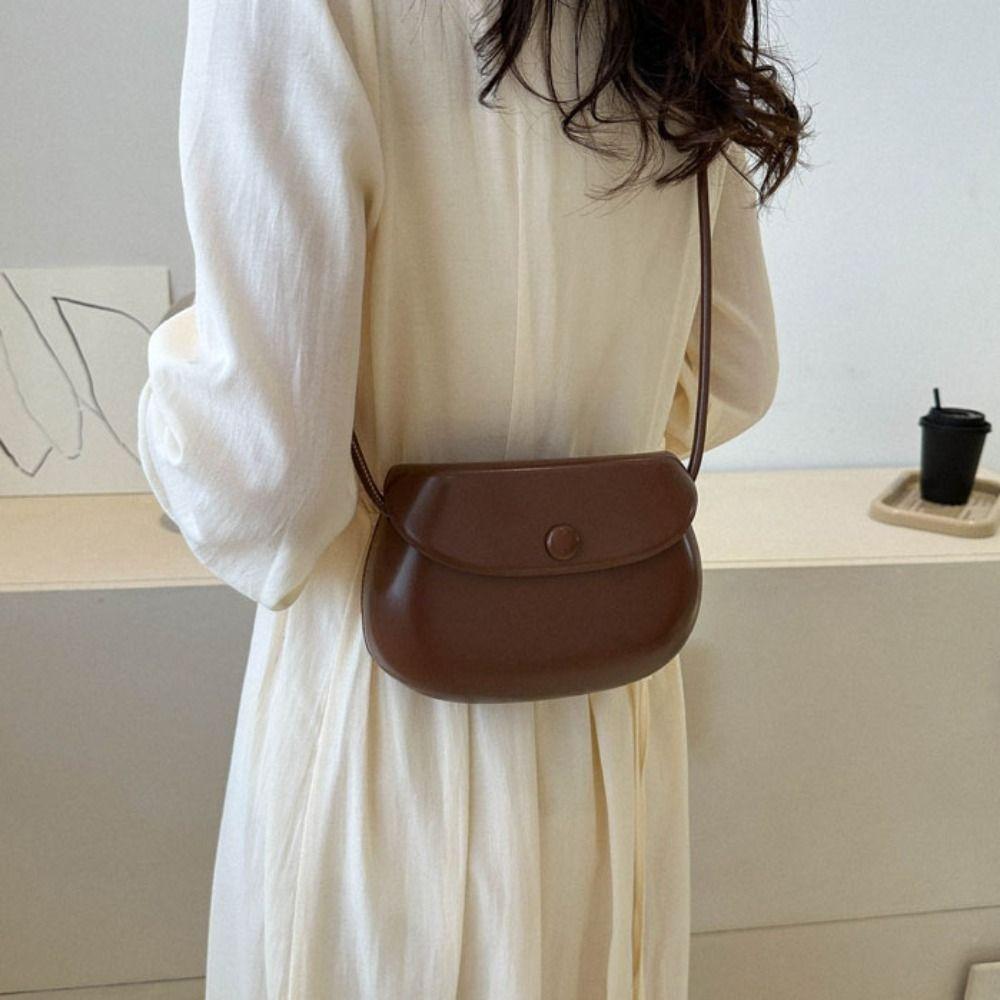PU Leather Candy Color Shell Bag Korean Style Versatile Saddle Bag Flap Crossbody Bags Travel червоний
PU Leather Candy Color Shell Bag Korean Style Versatile Saddle Bag Flap Crossbody Bags Travel червоний