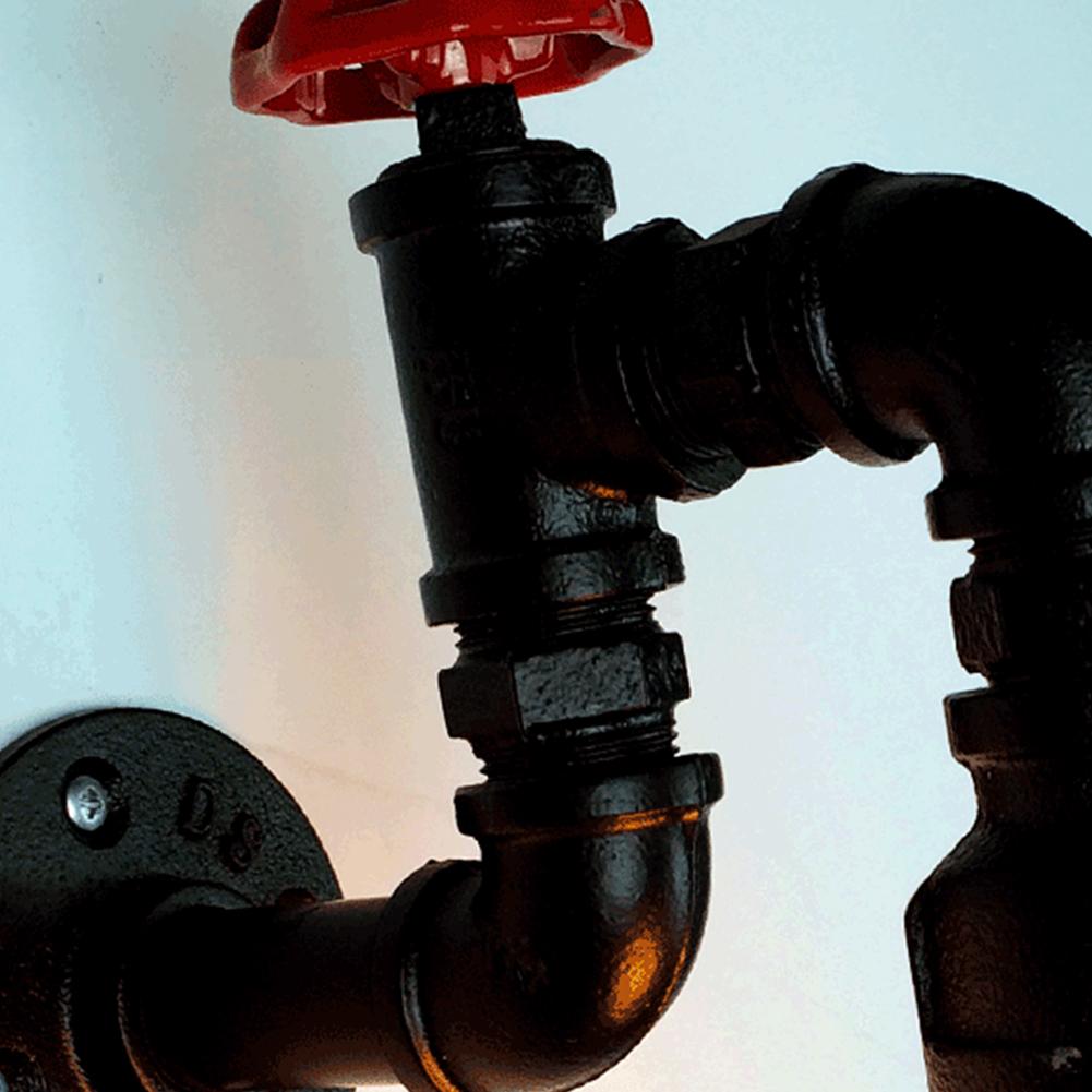 Retro Creative Iron Wall Light Industrial Style Water Pipe Shape Wall Lamp Dinning Hall Living Room Cafe Bar Decoration flat blackNo light source#0
Retro Creative Iron Wall Light Industrial Style Water Pipe Shape Wall Lamp Dinning Hall Living Room Cafe Bar Decoration flat blackNo light source#0