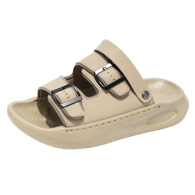 Мужские летние дышащие сандалии Стильные уличные шлепанцы Нескользящая пляжная обувь - Однотонный узор EVA Сандалии для дома/улицы 44 хаки
Мужские летние дышащие сандалии Стильные уличные шлепанцы Нескользящая пляжная обувь - Однотонный узор EVA Сандалии для дома/улицы 44 хаки