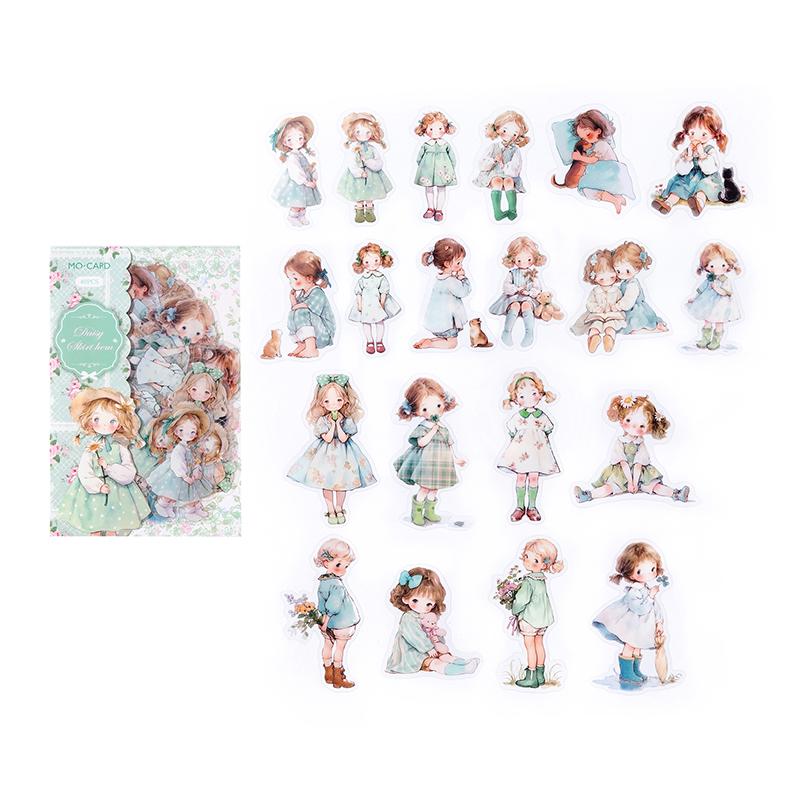 40pcs/pack Kawaii Ins Aesthetic Stationery Stickers Cute Doll PET Stickers DIY Scrapbook Diary Album Junk Journal Decoration
40pcs/pack Kawaii Ins Aesthetic Stationery Stickers Cute Doll PET Stickers DIY Scrapbook Diary Album Junk Journal Decoration