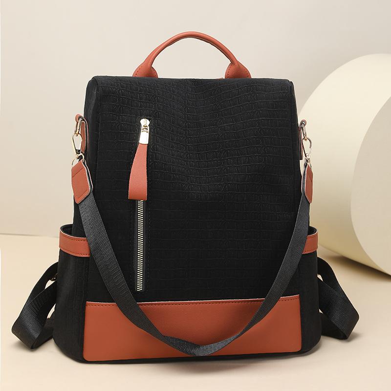 Trendy Korean version of women s backpack, fashionable simple temperament, large-capacity anti-theft backpack, commuter multi-functional women s bag коричневий
Trendy Korean version of women s backpack, fashionable simple temperament, large-capacity anti-theft backpack, commuter multi-functional women s bag коричневий