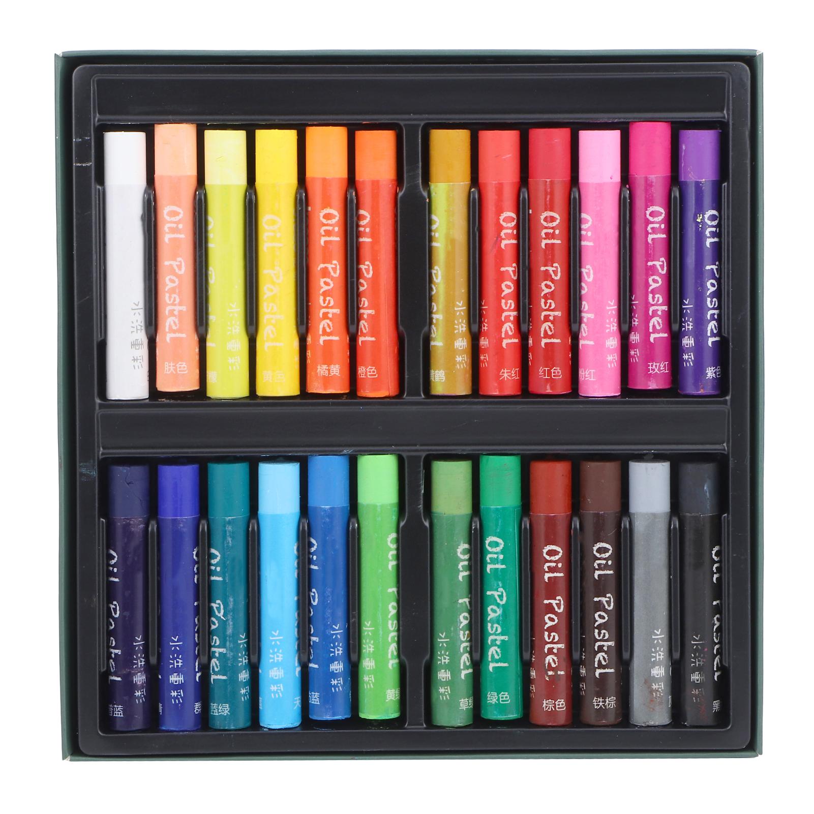 24Pcs Oil Pastel Washable HeavyColor Crayon Artist Student Graffiti Oil Painting Tool
24Pcs Oil Pastel Washable HeavyColor Crayon Artist Student Graffiti Oil Painting Tool