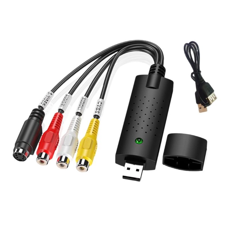 Адаптер карты захвата звука и видео USB с USB-кабелем Конвертер USB 2.0 в устройство захвата видео для ТВ 1
Адаптер карты захвата звука и видео USB с USB-кабелем Конвертер USB 2.0 в устройство захвата видео для ТВ 1