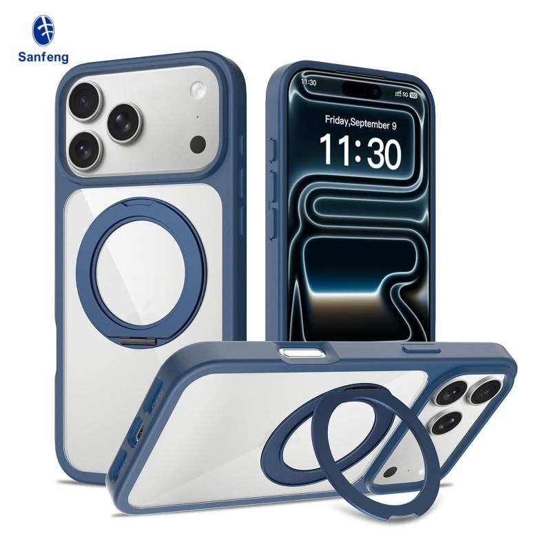 Suitable 17 Phone Case 360 Rotating Bracket IPhone16promax Transparent Magnetic Protective Cover iPhone 15 темно-синий
Suitable 17 Phone Case 360 Rotating Bracket IPhone16promax Transparent Magnetic Protective Cover iPhone 15 темно-синий