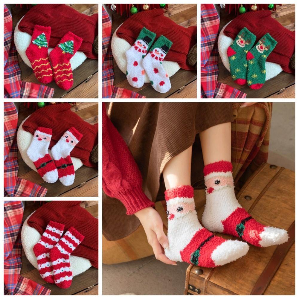 5Pairs Plush Christmas Fleece Socks Cartoon Sleeping Socks Women Fashion Winter Floor Socks Women
5Pairs Plush Christmas Fleece Socks Cartoon Sleeping Socks Women Fashion Winter Floor Socks Women