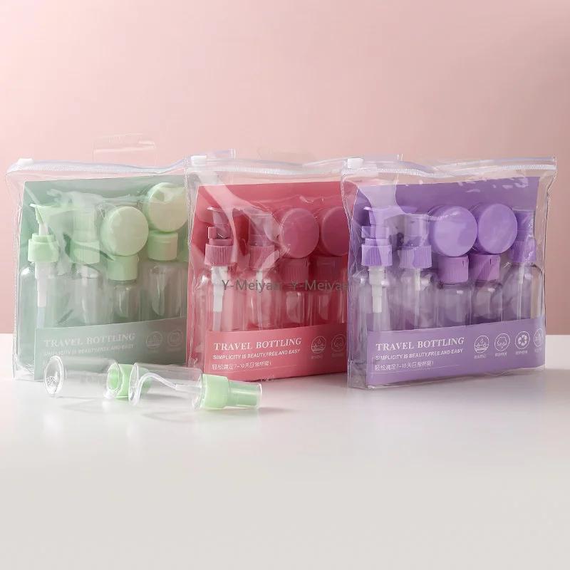 Portable 7PCS Travel Bottle Bag Wash Set Makeup Shampoo Body Wash Hand Cream Refillable Spray Lotion Bottle Skin Care Tool
Portable 7PCS Travel Bottle Bag Wash Set Makeup Shampoo Body Wash Hand Cream Refillable Spray Lotion Bottle Skin Care Tool