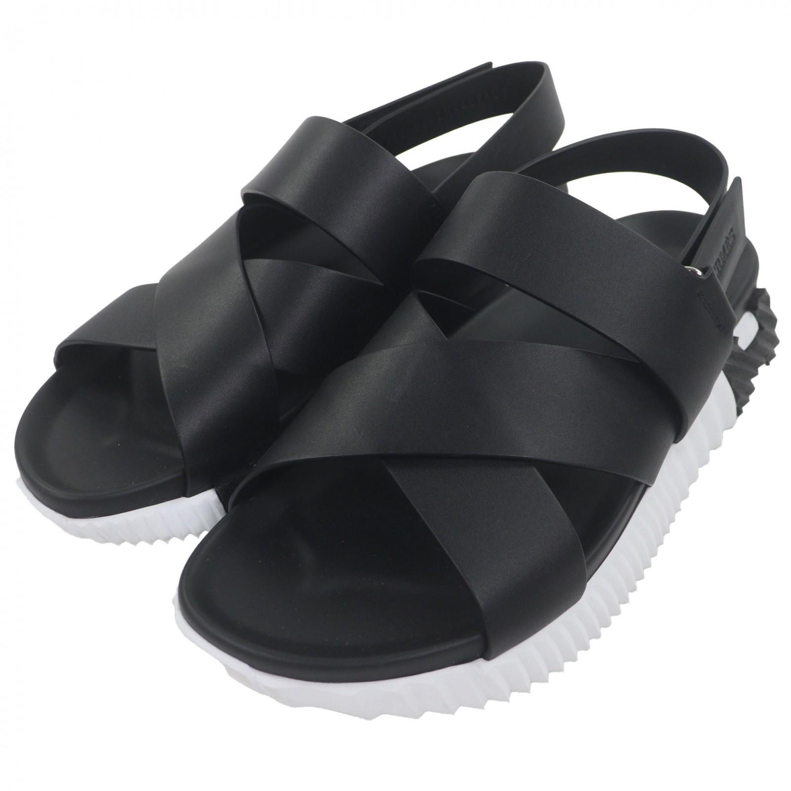 Great HERMES Sandals Electric Logo-engraved strap black leather mens 44 Used
Great HERMES Sandals Electric Logo-engraved strap black leather mens 44 Used