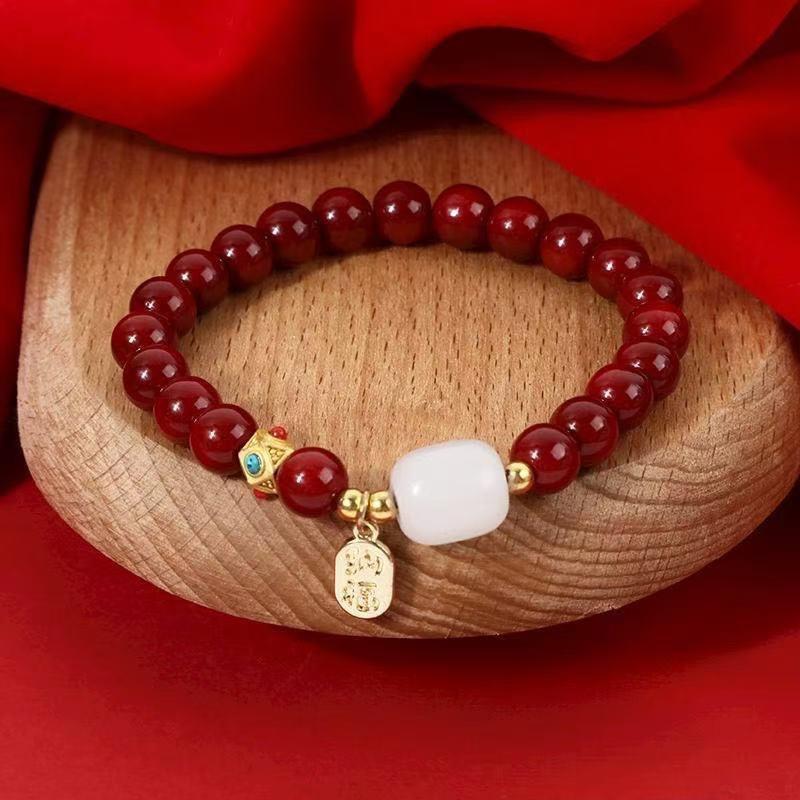 Red Bead bracelet niche male and female couples bracelet women jewelry gift
Red Bead bracelet niche male and female couples bracelet women jewelry gift