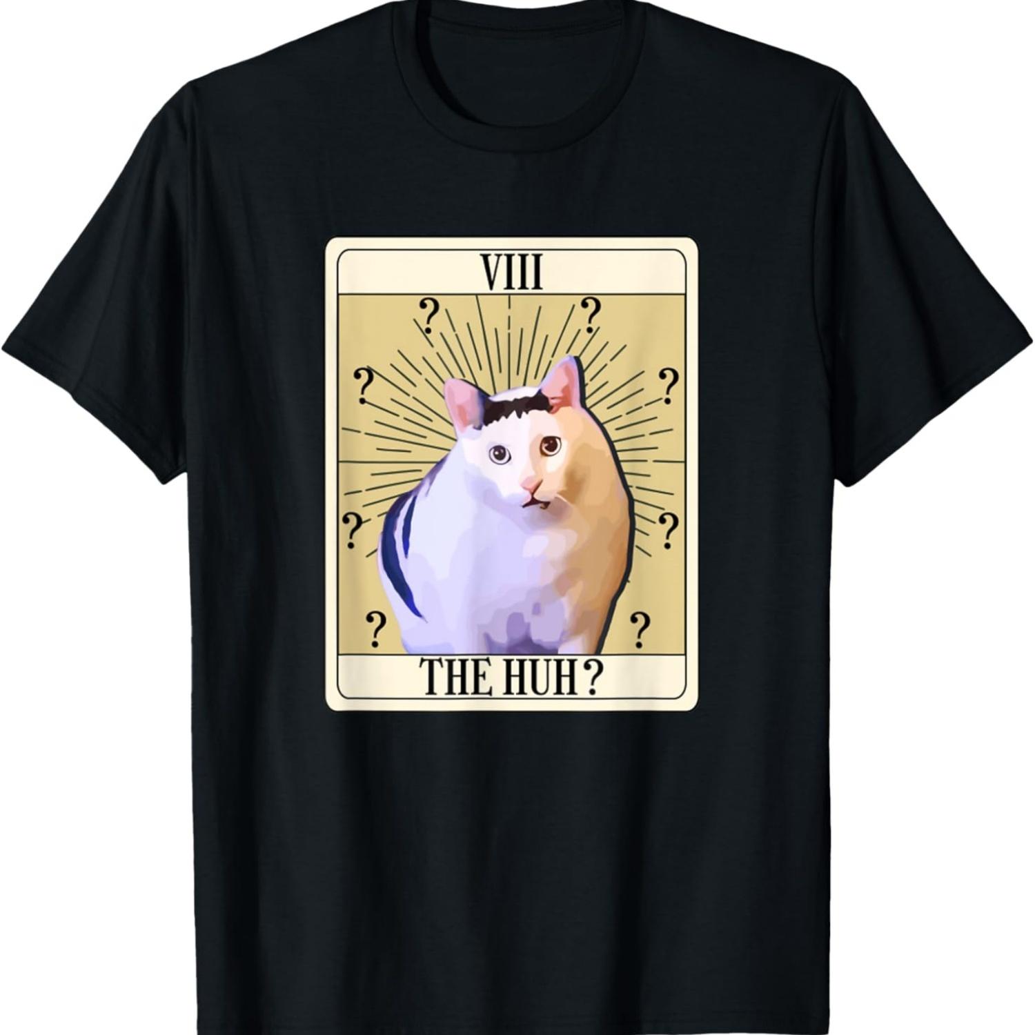 Huh Cat Kitten Meme Tarot Card T-Shirt for Men Women S чёрный
Huh Cat Kitten Meme Tarot Card T-Shirt for Men Women S чёрный