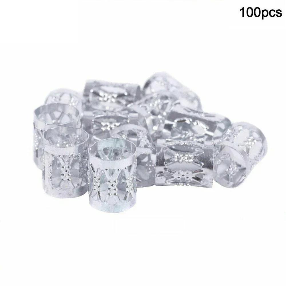100/500pcs Gold Silver Dreadlock Hair Rings Cuff Clips Hair Braids Colorful Dirty Braids Beads Hairpin Jewelry Hair Accessories 100pcs серебряный
100/500pcs Gold Silver Dreadlock Hair Rings Cuff Clips Hair Braids Colorful Dirty Braids Beads Hairpin Jewelry Hair Accessories 100pcs серебряный