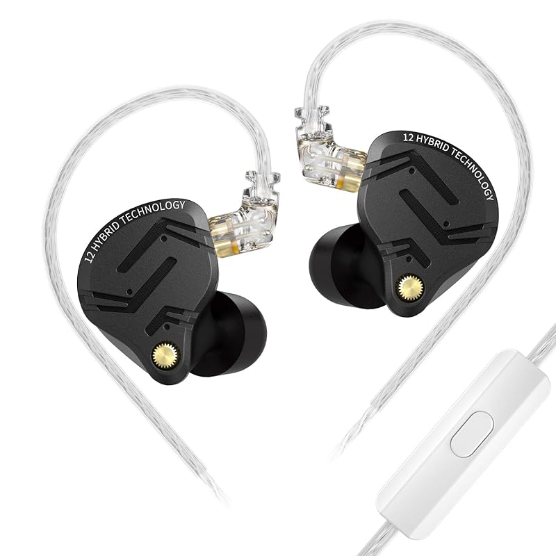 KZ ZS12 Pro X earphones High-end 5BA+1DD hybrid earphones wired Canal type ear monitor ear hook High sound insulation HIFI sound quality all metal
KZ ZS12 Pro X earphones High-end 5BA+1DD hybrid earphones wired Canal type ear monitor ear hook High sound insulation HIFI sound quality all metal