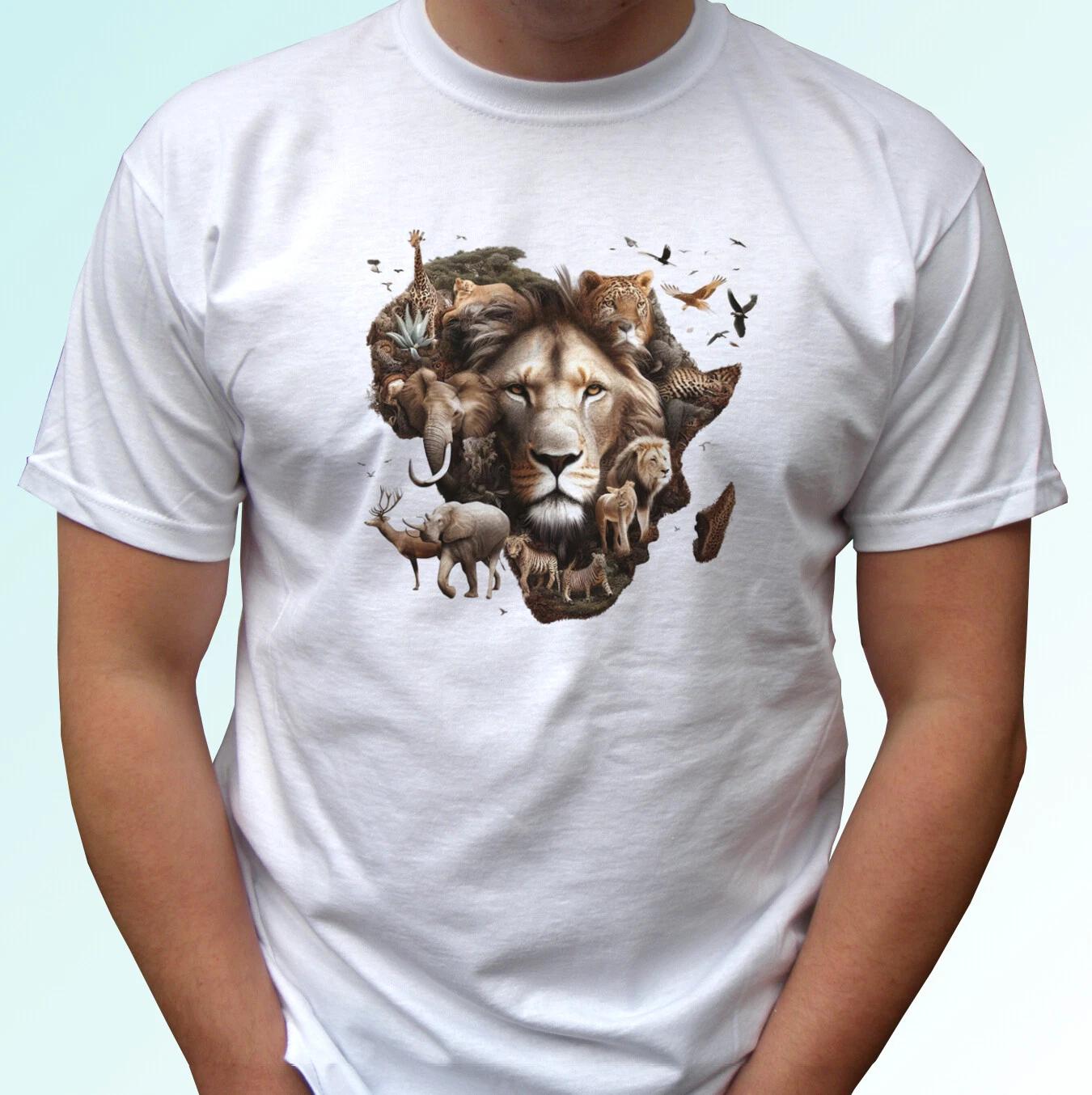 Africa Animals kids boys T-Shirt lion elephant top giraffe leopard tiger gift all sizes 100
Africa Animals kids boys T-Shirt lion elephant top giraffe leopard tiger gift all sizes 100