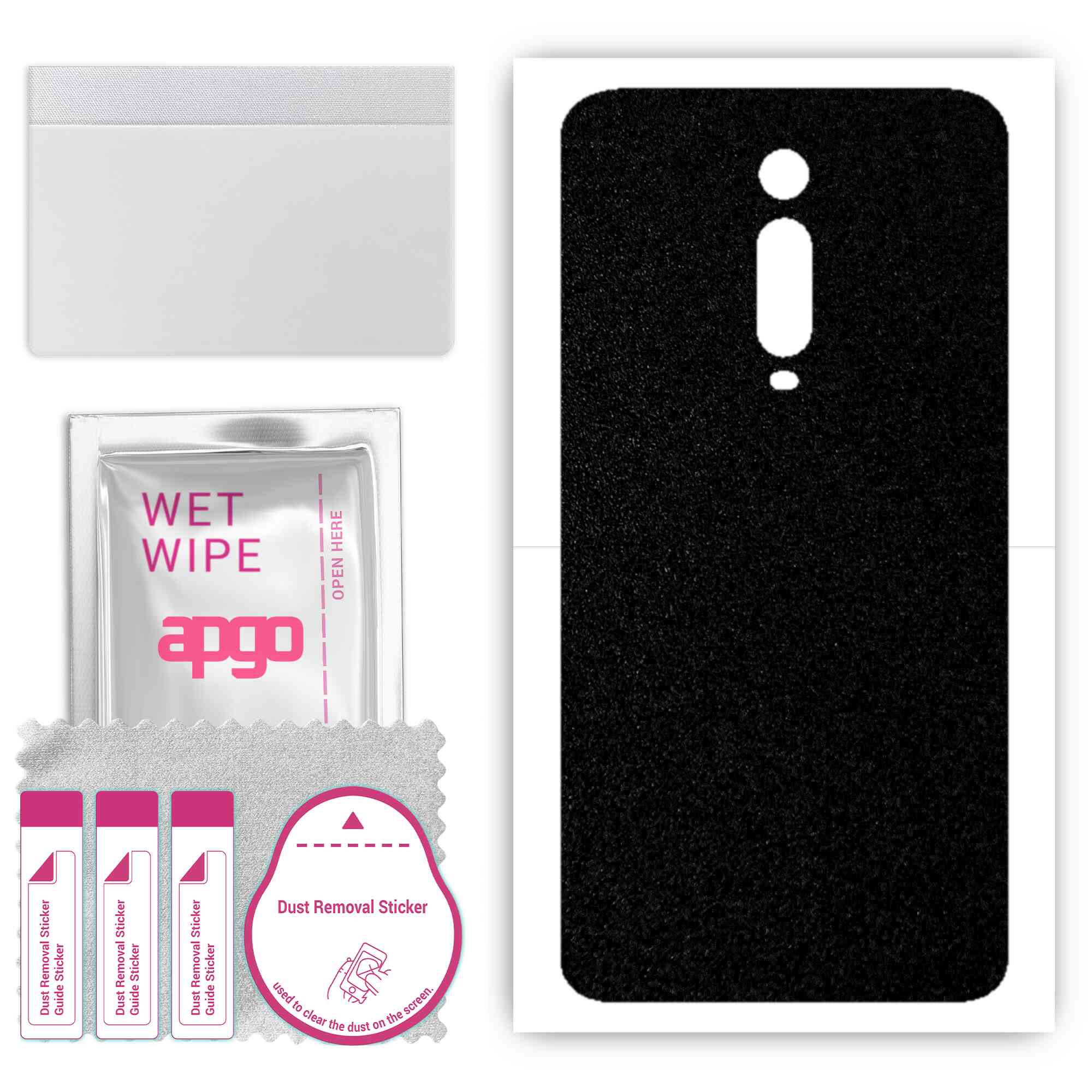 Apgo Protective Skin Sticker для задньої панелі, сумісний з Xiaomi Redmi K20 Pro, Wrap Film, Foil, Vinyl - Pattern Matte Black
Apgo Protective Skin Sticker для задньої панелі, сумісний з Xiaomi Redmi K20 Pro, Wrap Film, Foil, Vinyl - Pattern Matte Black