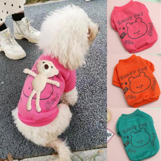 Pet Sweater Lovely Bear Decor Fashion Cardigan Dog Winter Two-legged Clothing Puppy Costume
Pet Sweater Lovely Bear Decor Fashion Cardigan Dog Winter Two-legged Clothing Puppy Costume