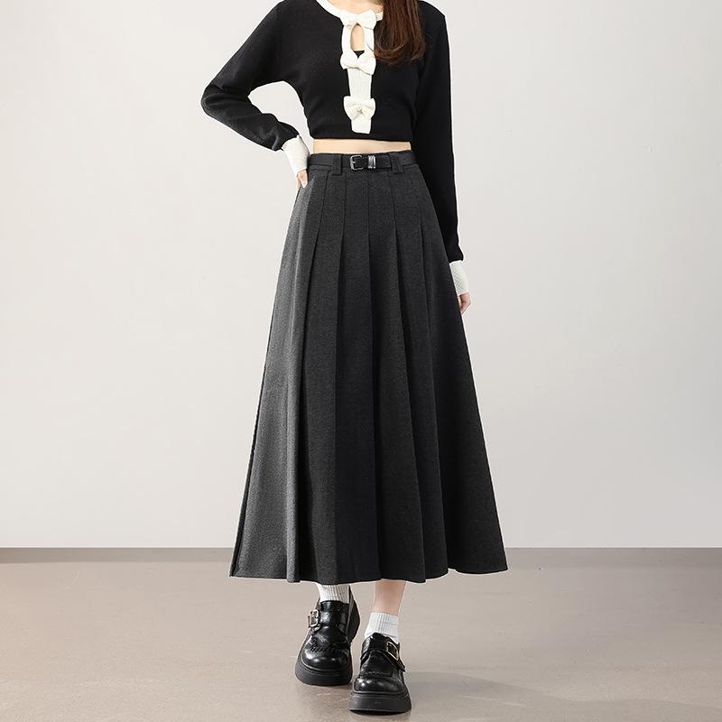 2025 High-End Woolen A-Line Pleated Skirt for Women - High-Waisted, Mid-Length, Perfect for Spring, Autumn, and Winter. Large серый
2025 High-End Woolen A-Line Pleated Skirt for Women - High-Waisted, Mid-Length, Perfect for Spring, Autumn, and Winter. Large серый