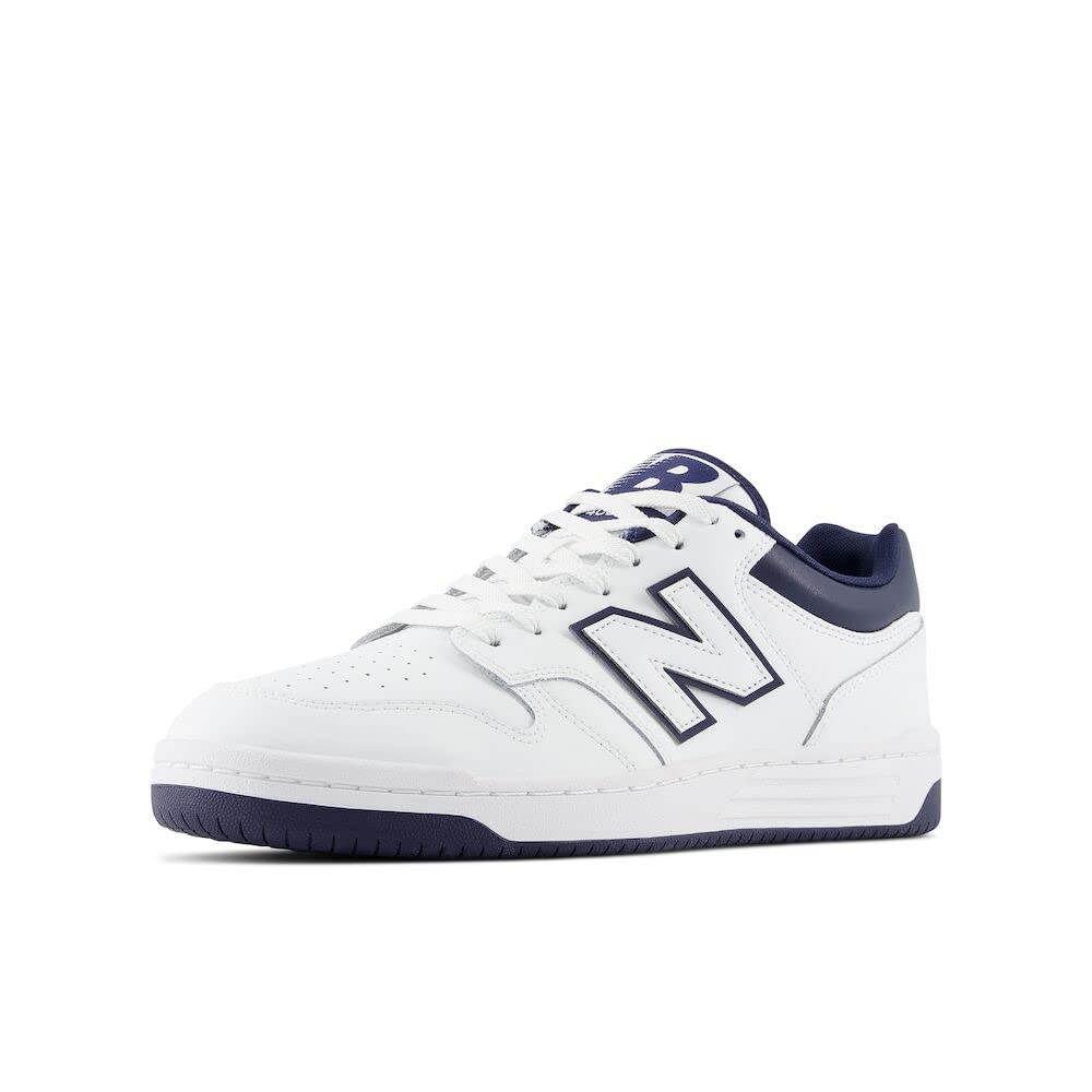New Balance BB480 V1 Uniform Sneakers for Size 7 Wide Adults, White/Navy, Women s/5.5 Men s
New Balance BB480 V1 Uniform Sneakers for Size 7 Wide Adults, White/Navy, Women s/5.5 Men s