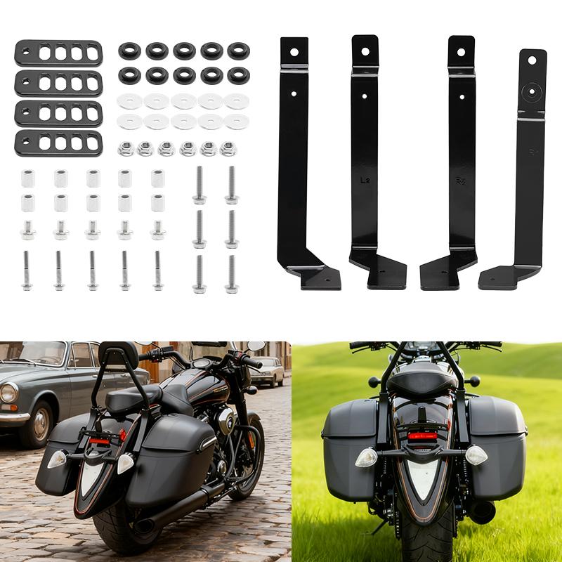 Side Storage Bag Mount Bracket Frame Trunk Universal Motorcycle Pannier Rail Saddlebag Support Holder For Honda Suzuki Kawasaki чёрный
Side Storage Bag Mount Bracket Frame Trunk Universal Motorcycle Pannier Rail Saddlebag Support Holder For Honda Suzuki Kawasaki чёрный