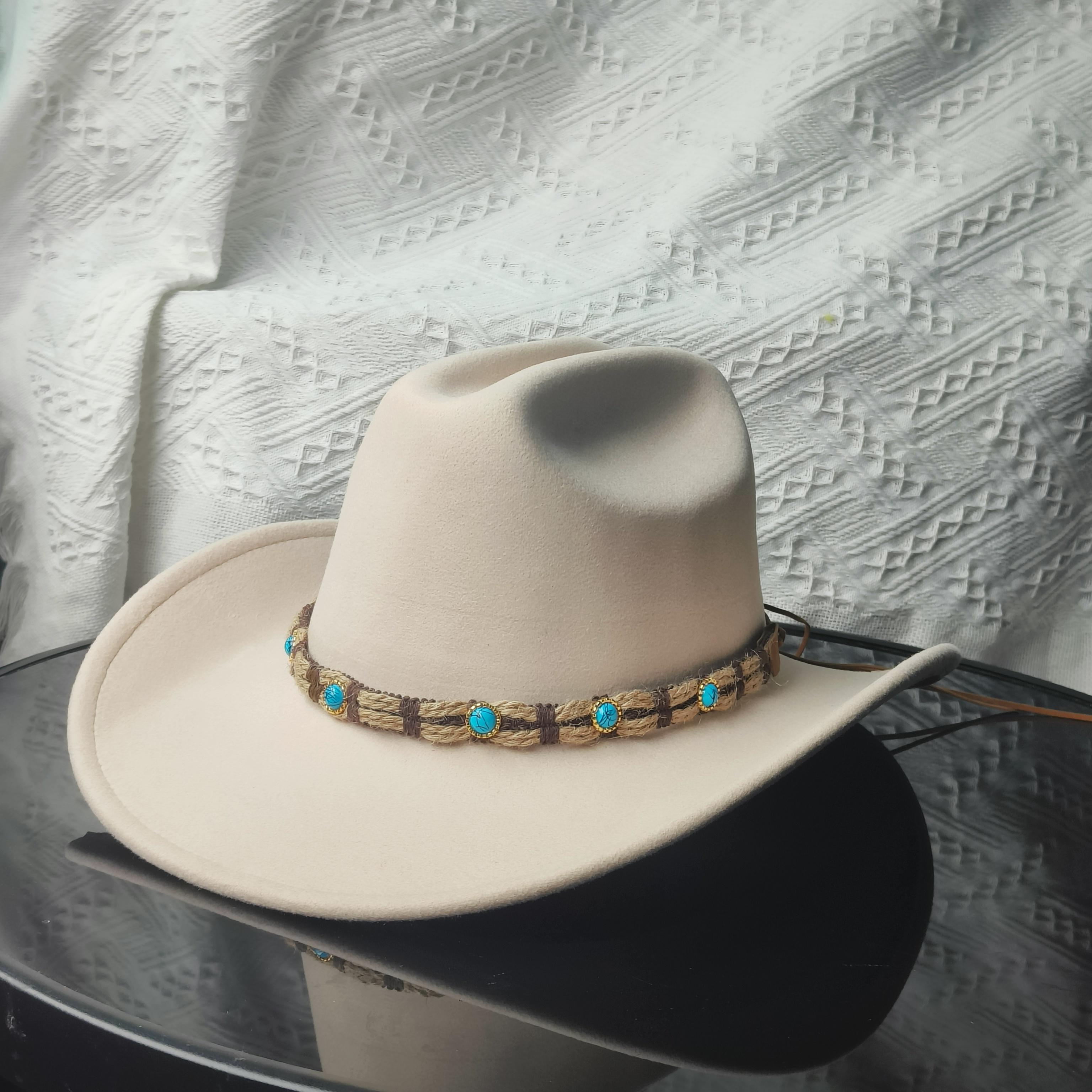 Men s Cowboy Hat Women s Blue 2023 Autumn and Winter Retro Corset Denim Church Jazz Hat M56-58CM
Men s Cowboy Hat Women s Blue 2023 Autumn and Winter Retro Corset Denim Church Jazz Hat M56-58CM