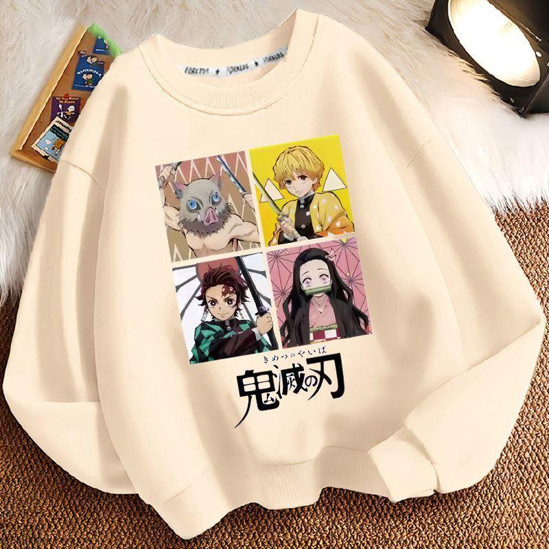 Детская модная толстовка с круглым вырезом Demon Slayer, повседневная куртка с длинным рукавом для мальчиков и девочек на весну и осень 120
Детская модная толстовка с круглым вырезом Demon Slayer, повседневная куртка с длинным рукавом для мальчиков и девочек на весну и осень 120