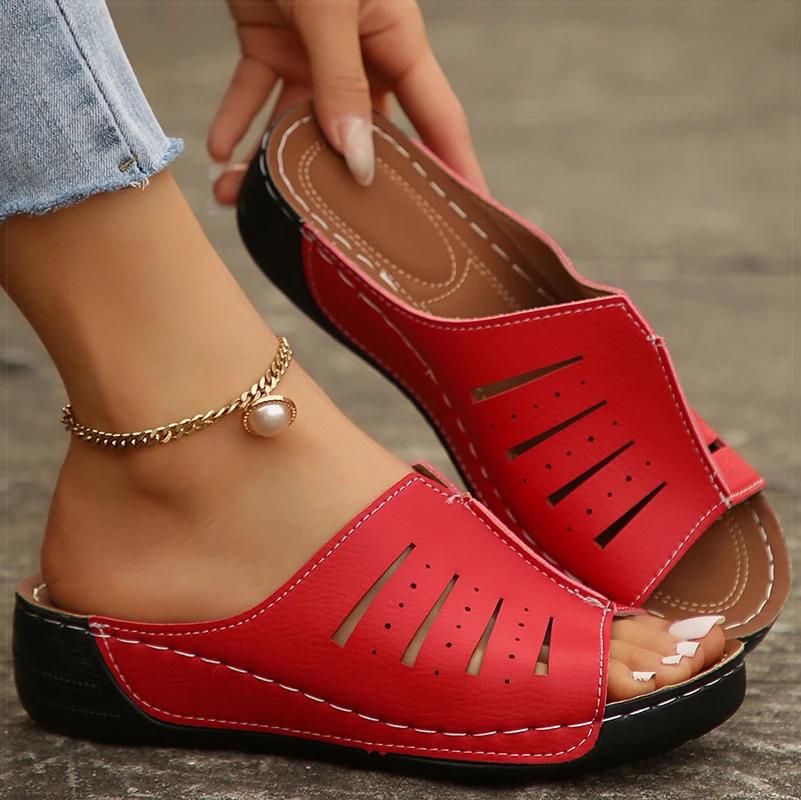 Женские босоножки с открытым носком на каблуке, летние туфли на танкетке, женские босоножки на каблуке 2024, новые тапочки на танкетке, женская летняя обувь 36 красный
Женские босоножки с открытым носком на каблуке, летние туфли на танкетке, женские босоножки на каблуке 2024, новые тапочки на танкетке, женская летняя обувь 36 красный