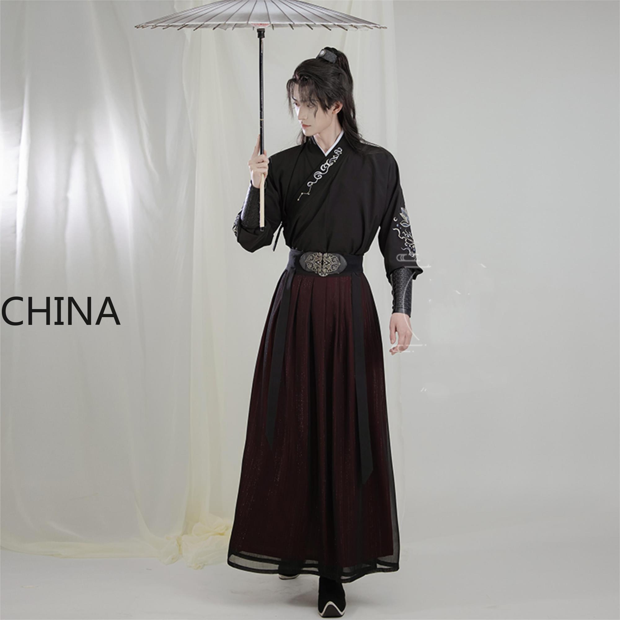 Оригинальный Hanfu, весенне-летний красивый костюм фехтовальщика, крутой повседневный костюм в китайском стиле с вышивкой, китайский Hanfu
Оригинальный Hanfu, весенне-летний красивый костюм фехтовальщика, крутой повседневный костюм в китайском стиле с вышивкой, китайский Hanfu