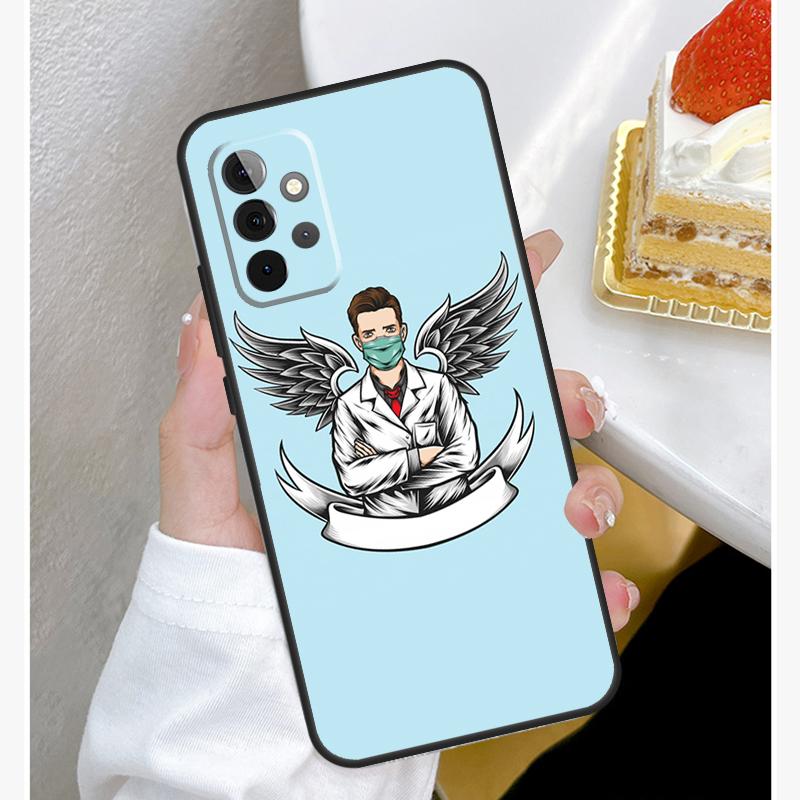 Cartoon Medicine Doctor Nurse Case For Samsung Galaxy A15 A25 A35 A55 A51 A71 A12 A32 A52 A13 A33 A53 A14 A34 A54 Cover Samsung A23
Cartoon Medicine Doctor Nurse Case For Samsung Galaxy A15 A25 A35 A55 A51 A71 A12 A32 A52 A13 A33 A53 A14 A34 A54 Cover Samsung A23