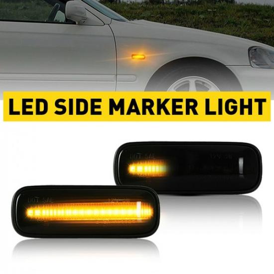 2pc Dynamic Amber Marker Side Light Signal Lamp For 96-00 Honda Civic 97-00 CR-V
2pc Dynamic Amber Marker Side Light Signal Lamp For 96-00 Honda Civic 97-00 CR-V