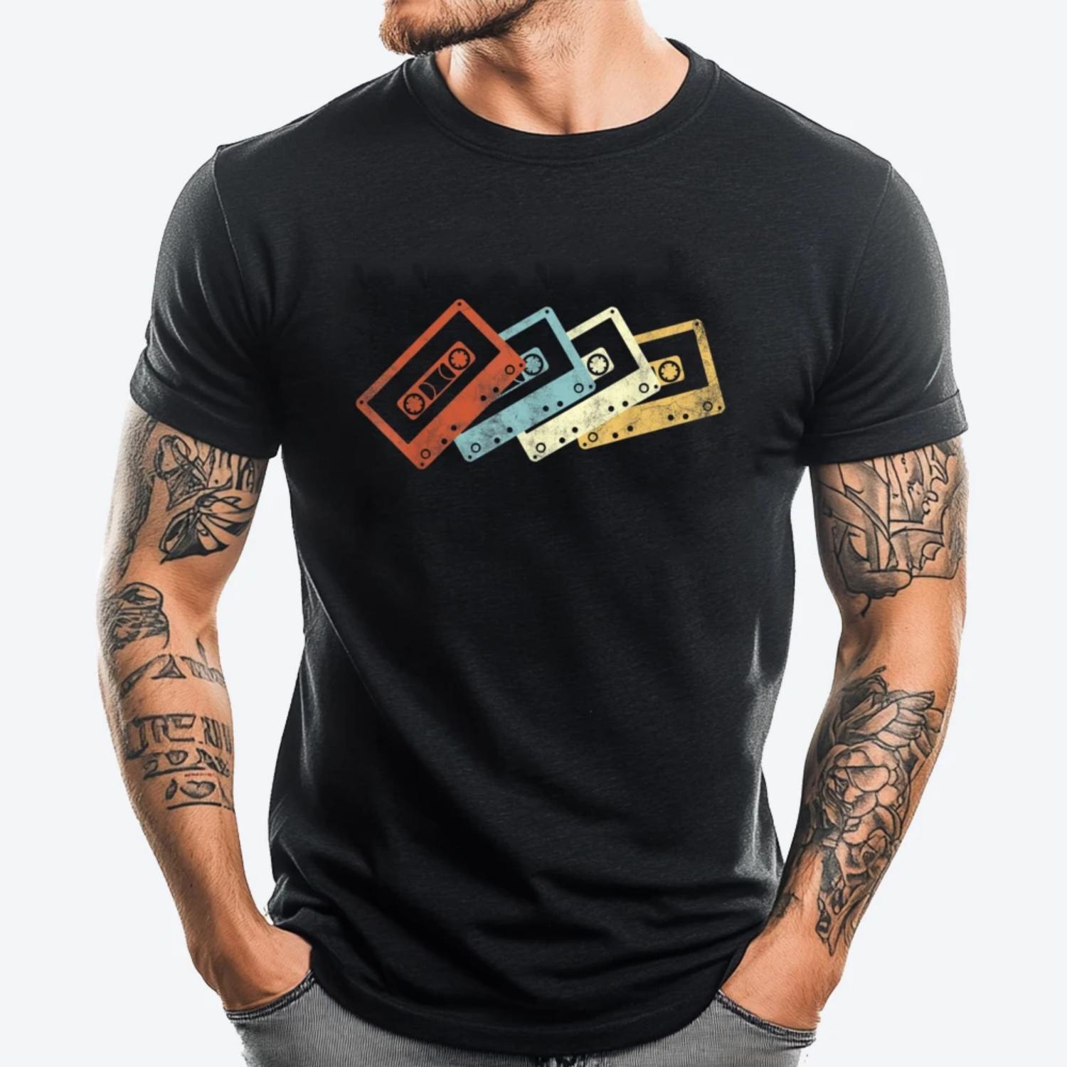 Retro Mixtape Cassette Mens Designer Clothes Mens Gifts Fashion T Shirt Men Luxury T-Shirt St Patrick s Day XXXXXL чорний
Retro Mixtape Cassette Mens Designer Clothes Mens Gifts Fashion T Shirt Men Luxury T-Shirt St Patrick s Day XXXXXL чорний