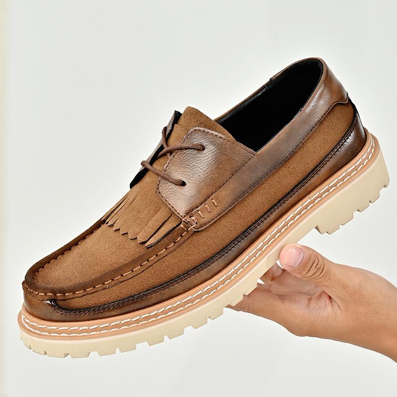 Мужская обувь большого размера лето новая удобная платформа кожаная модная обувь европейская станция бахрома мода деловая нарядная повседневная обувь 38 коричневый
Мужская обувь большого размера лето новая удобная платформа кожаная модная обувь европейская станция бахрома мода деловая нарядная повседневная обувь 38 коричневый