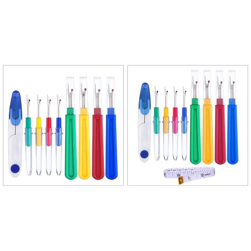9/10Pcs Small Large Seam Rippers Scissors and Tape Measure Set, Thread Remover Tool for Needlework Embroidery Sewing
9/10Pcs Small Large Seam Rippers Scissors and Tape Measure Set, Thread Remover Tool for Needlework Embroidery Sewing
