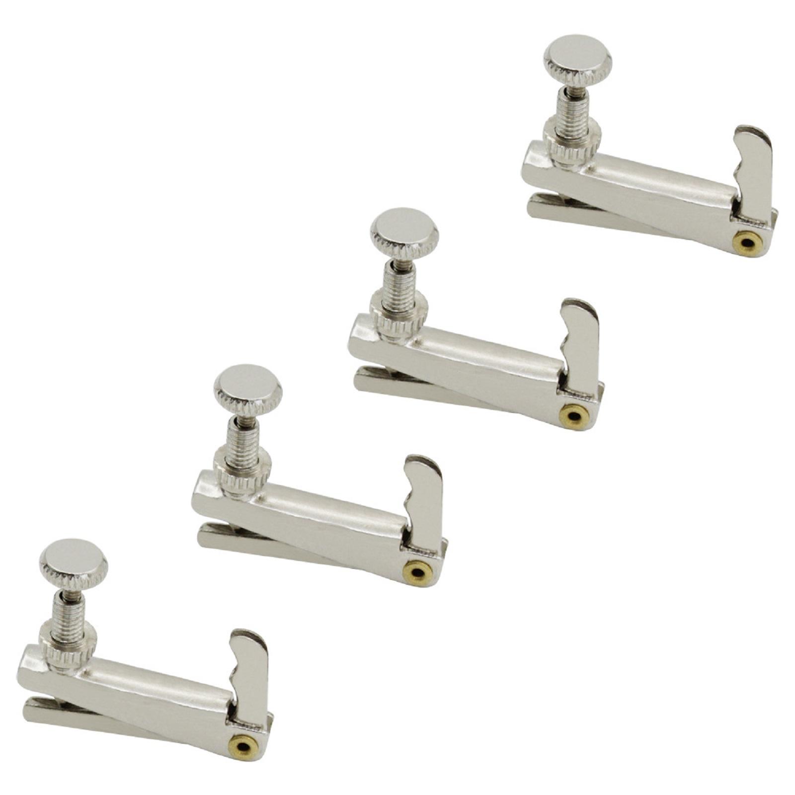 4Pcs Violin Fine Tuners Metal - String Adjusters For 3/4 4/4 Violins Tuning Accessories One Size
4Pcs Violin Fine Tuners Metal - String Adjusters For 3/4 4/4 Violins Tuning Accessories One Size