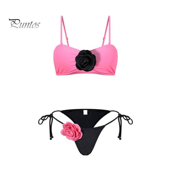 2 шт./комплект женский комплект бикини с цветочным декором бюстгальтер на шнуровке трусы комплект трехмерные цветы регулируемые бретели купальник M
2 шт./комплект женский комплект бикини с цветочным декором бюстгальтер на шнуровке трусы комплект трехмерные цветы регулируемые бретели купальник M