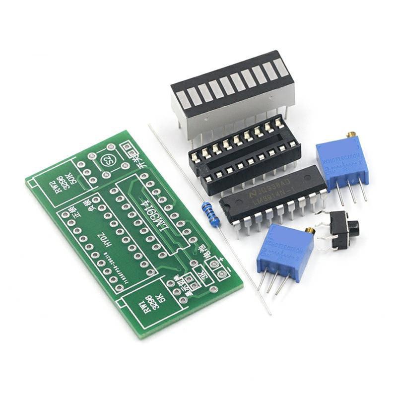 A84E-LM3914 10 Segment 3.7V Lithium 12V Battery Capacity Indicator Module Power Level Tester LED Display DIY Kits
A84E-LM3914 10 Segment 3.7V Lithium 12V Battery Capacity Indicator Module Power Level Tester LED Display DIY Kits